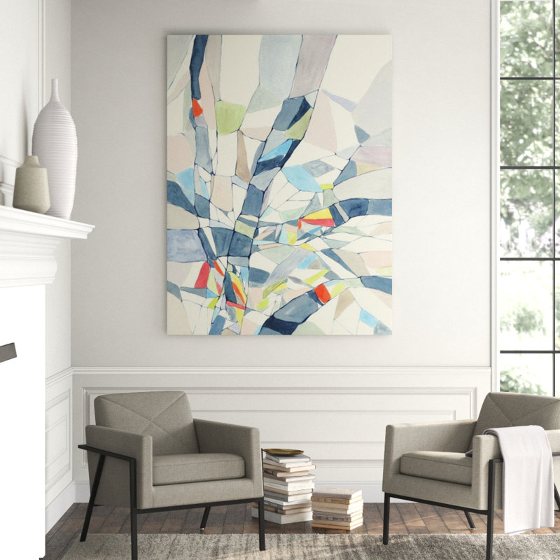 Crystal Sound I Print by Janice Sadler, 48" H x 36" W x 1.5" D, Outdoor