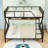 Metal Bunk Bed With Lights, Shelves And Ladder-1965982057