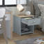 Zack Farmhouse 1 Drawer Bedside Cabinet