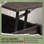 Table basse à plateau relevable avec compartiment de rangement caché et tablette ouverte, fabrication robuste en panneau de fibres à densité moyenne pour le salon, la chambre à coucher ou le bureau personnel-1152365052