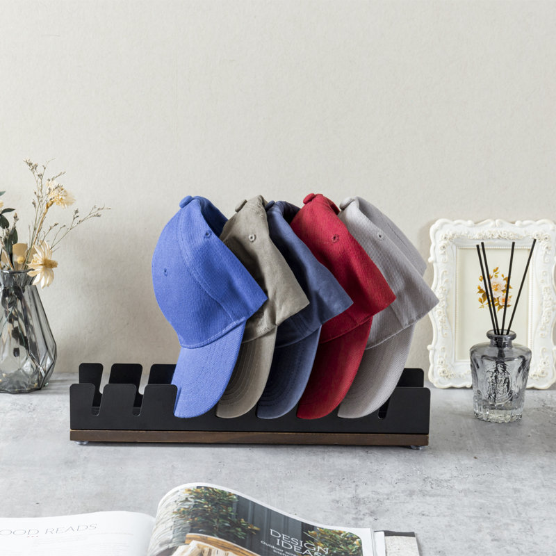 8 Slot Tabletop Hat Storage Rack Organiser