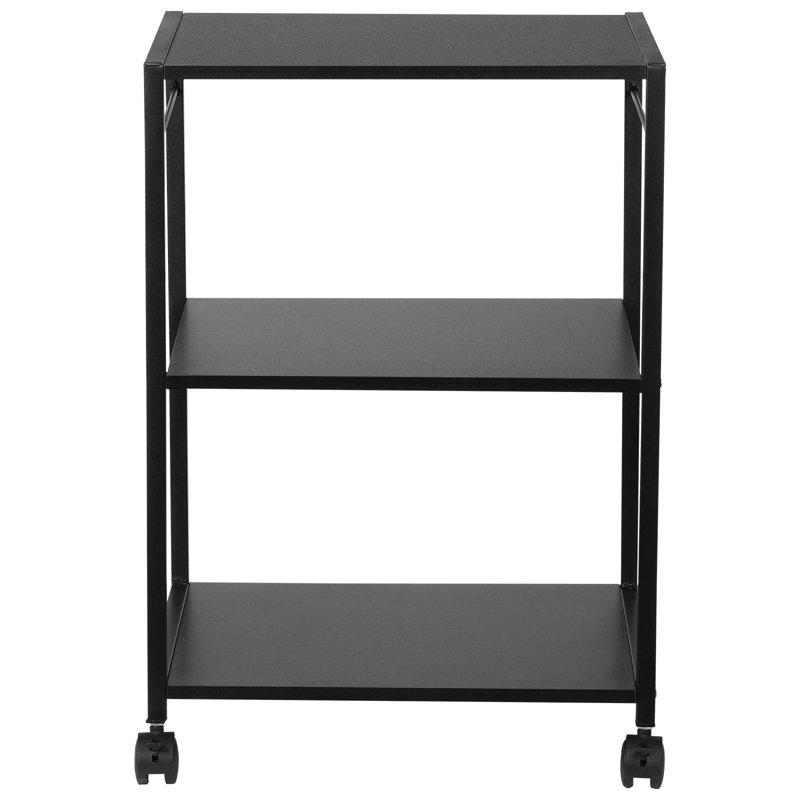 Support d'imprimante avec roulettes H 23,6 po x l 16,5 po