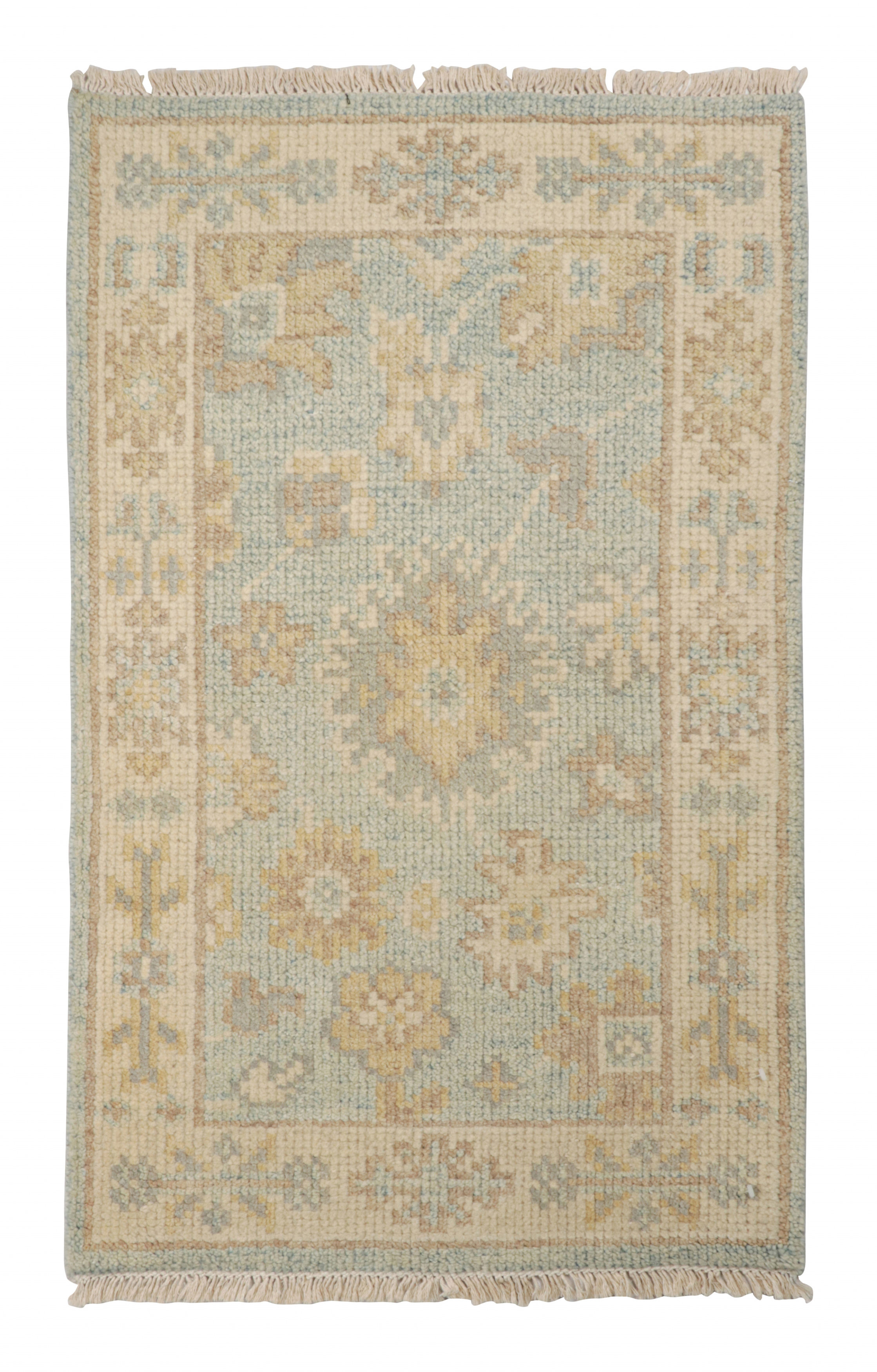 Rug & Kilim OneofaKind Rectangle 2’ X 3’ Wool Area Rug in Blue Wayfair
