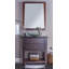 Lavabo de salle de bain vasque ovale en verre-22737320