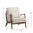 25.4'' Wide Contemporary Upholstered Solid Wood Accent Armchair With Side Storage Pocket-1692844696