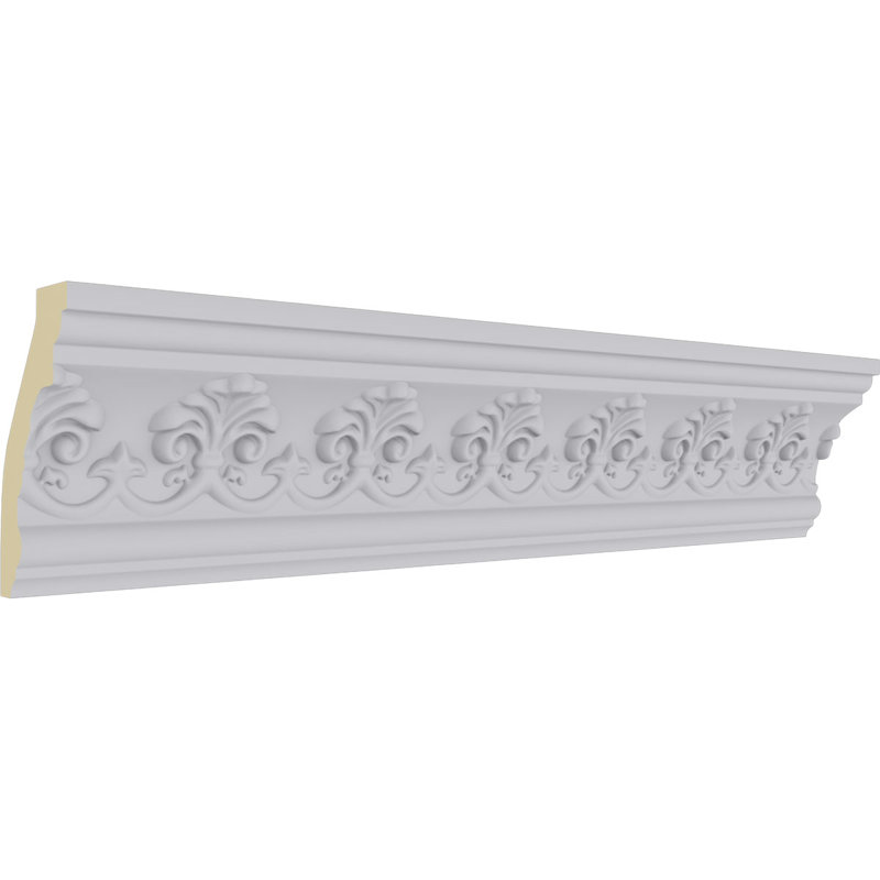 Hampshire 94.5" White Polyurethane Crown Molding