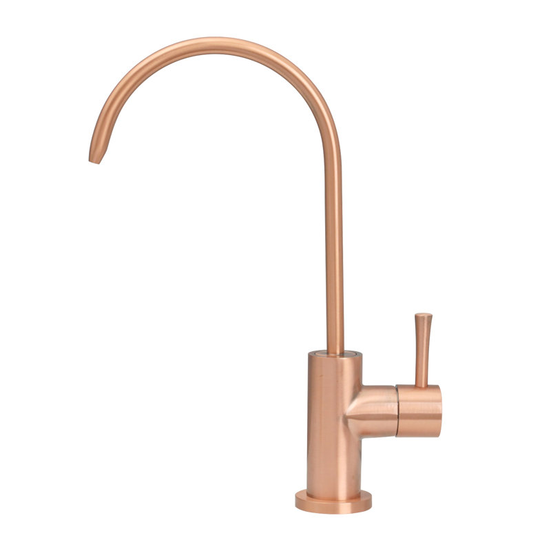 Copper Kitchen Water Filter Faucet Fits Most Reverse Osmosis Units, Copper