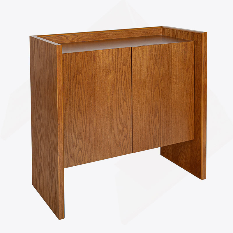 Walnut-colored Sideboard, Buffet Cabinet with Storage, Rustic Storage Cabinet