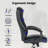 Ergonomic Upholstered Swivel Office Executive Chair with Extra Padding