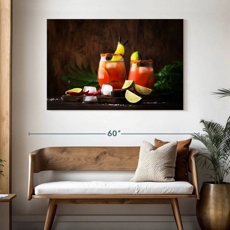 Yarlin Time For Wine, 32" H x 48" W