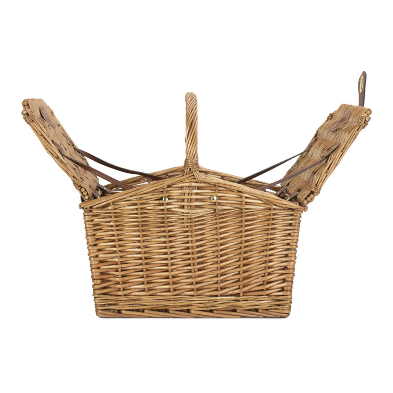 Slope-Sided Picnic Hamper Basket