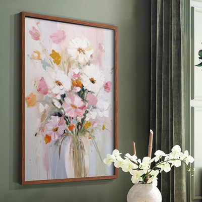 FLORAL Series CCCCXXIX - Impression encadrée de qualité supérieure - Prêt à être accroché - Aucun clou requis