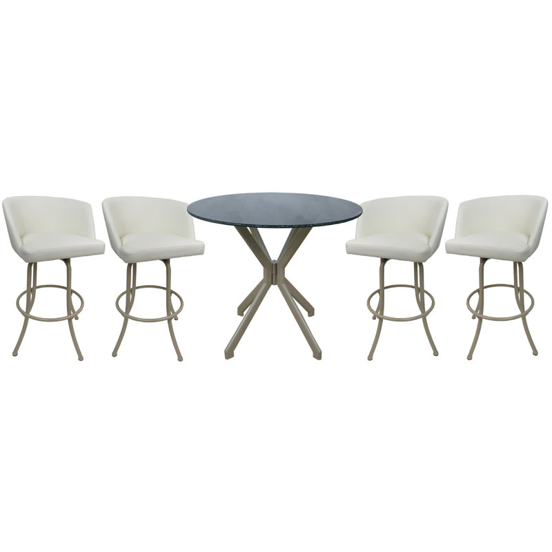 Ensemble repas pour 4 personnes Neil, Beige