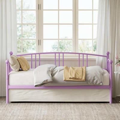 Twin Daybed , Metal Twin Size Sofa Bed  for Bedroom & Living Room