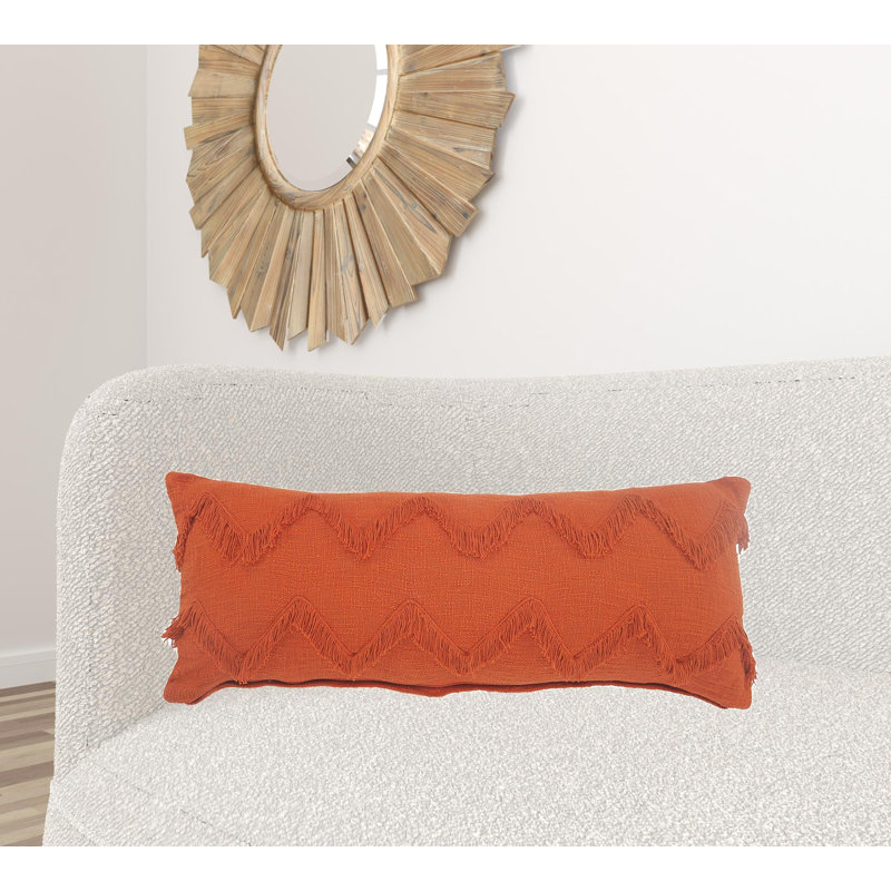 Housse et insert pour coussin lombaire en coton Marrice, Polyester