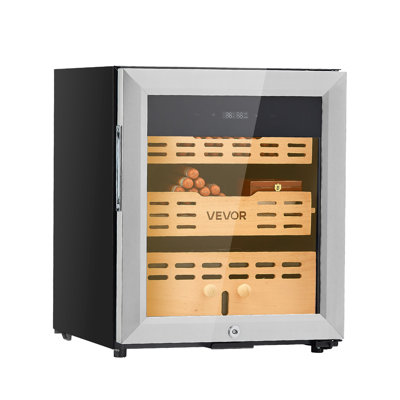 50L Electric Cigar Humidor Cooler Cabinet 300 Counts with Compressor Cooling
