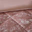 Ensembles de literie luxueux en velours rosé, style moderne pour le confort de la maison