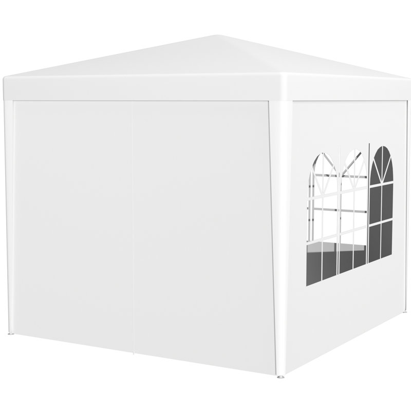 Auvent de pavillon de jardin 10 pi x 10 pi - pour le camping, le barbecue et plus d'activités extérieures 10 pi x 10 pi - Stable
