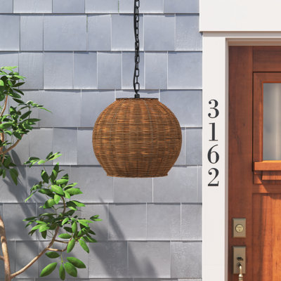 Luminaire suspendu d'extérieur 1 lumière Folsom