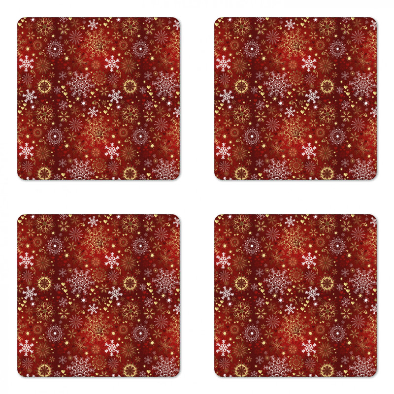 Square 4 Piece Coaster Set