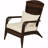 Outdoor Patio Chair, PE Rattan Wicker With Soft Cushions And Tall Curved Backrest-2126994348