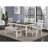Antique White + Gray Bench For Dining Room, Upholstered, Modern Contemporary In And White,