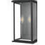 Hanover 8 inch Outdoor Wall Sconce in Black