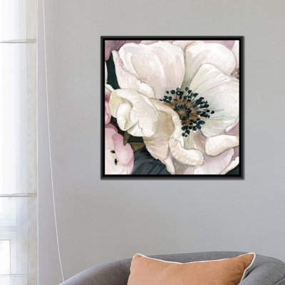 « anemone study iii », reproduction sur toile tendue