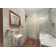 Isabella 28" Rectangular Wall Mount Basin, Single Faucet Hole and Rear Centre Drain Location