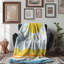 Jeté en sherpa abstrait 1 pièce Abstract Coastal Harmony-628936957