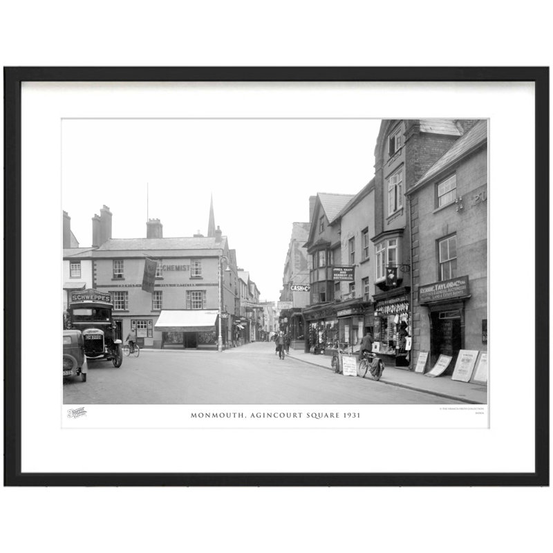 Monmouth, Agincourt Square 1931 - Single Picture Frame Print, 60cm H x 80cm W x 2.3cm D