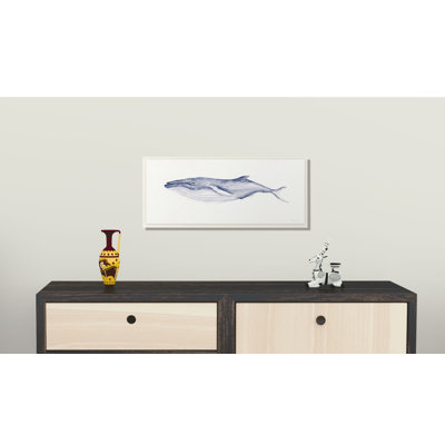 « blue baleine », reproduction de peinture à l’aquarelle
