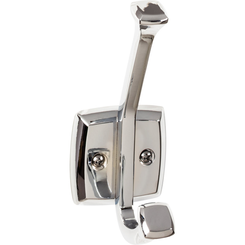 Juliet 4 3/4 Inch Wall Hooks, Polished Chrome