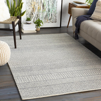 Abdera Hand-Tufted Wool Beige/Ivory/Charcoal Rug