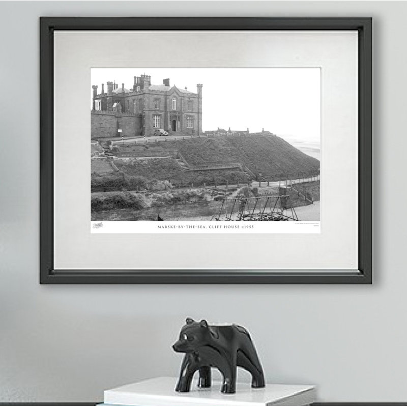 Marske By The Sea, Cliff House C1955 - Single Picture Frame Print, 45cm H x 60cm W x 2.3cm D