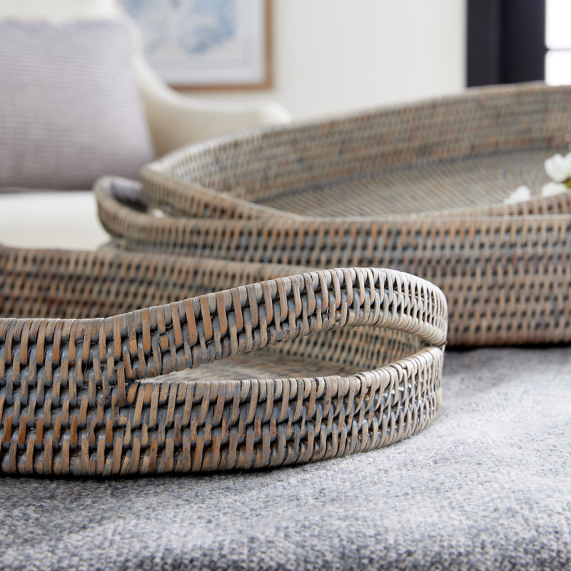 Burma Rattan/Wicker Decorative Tray