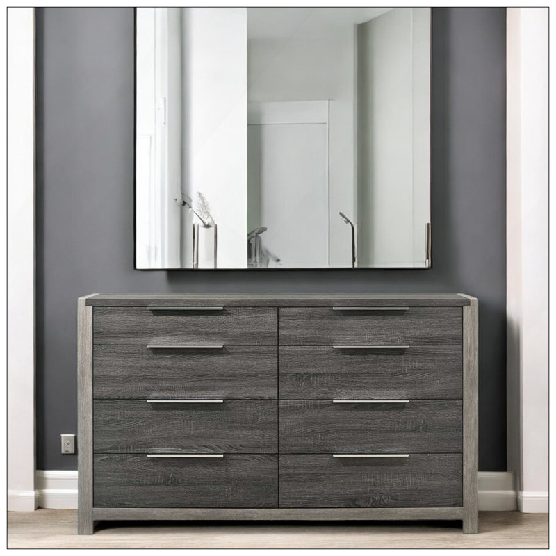 Jehoram Gray Finish Dresser