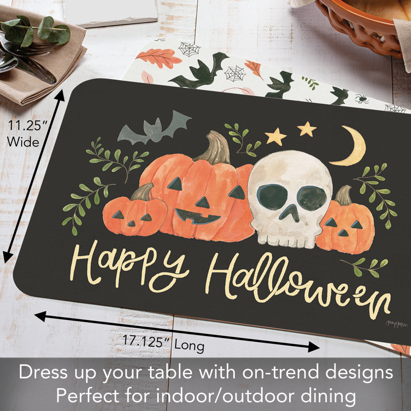 Napperons rectangulaire réversible Spooky Season