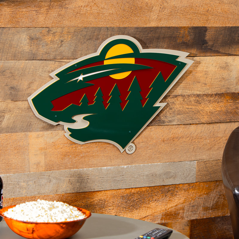 Art mural Minnesota Wild Layered