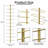 12 Bottle Wall Mounted Metal Wine Rack