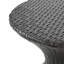 Table multi pour l'extérieur - 16 po, structure en fer, ajoute de l'élégance au côté du jardin et du patio 16 po pour les espaces multiples, rehausse l'attrait