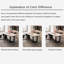 Ensemble de table et chaises de salle à manger en ardoise italienne-110090884