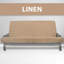 Matelas de futon en mousse à mémoire de forme, conception pliable, housse lavable, disponible en couleur vigne pour les chambres élégantes, appartement pleine grandeur amovible et confortable