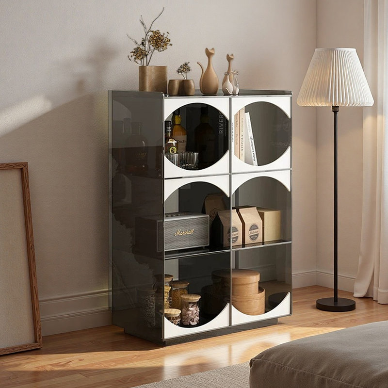 Bibliothèque de luxe en acrylique, Noir