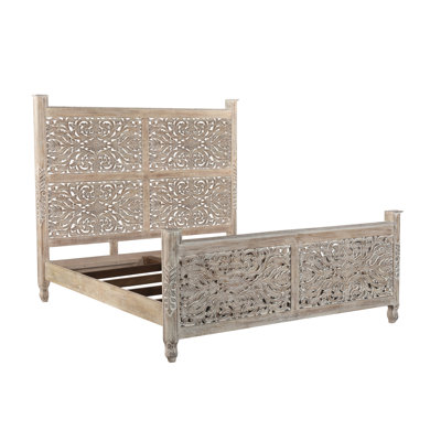 Harleen Solid Wood Piece Bedroom Set