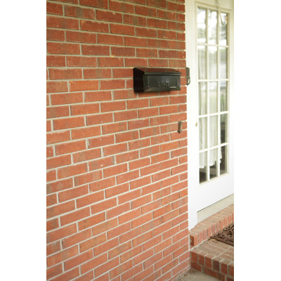 Townhouse Horizontal Non-Locking Wall-Mount Mailbox