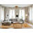 Machine Washable Abstract Beige Area Rug
