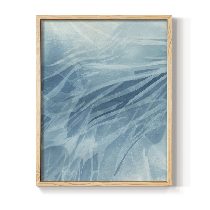 Marine Reflections I, reproduction encadrée - bois massif, Naturel, H 15 po x l 12 po