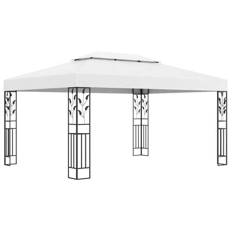 Giragos 3m x 4m Steel Patio Gazebo, White