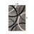 Devonshire Abstract Gray/Black/Ivory Area Rug-1670106099